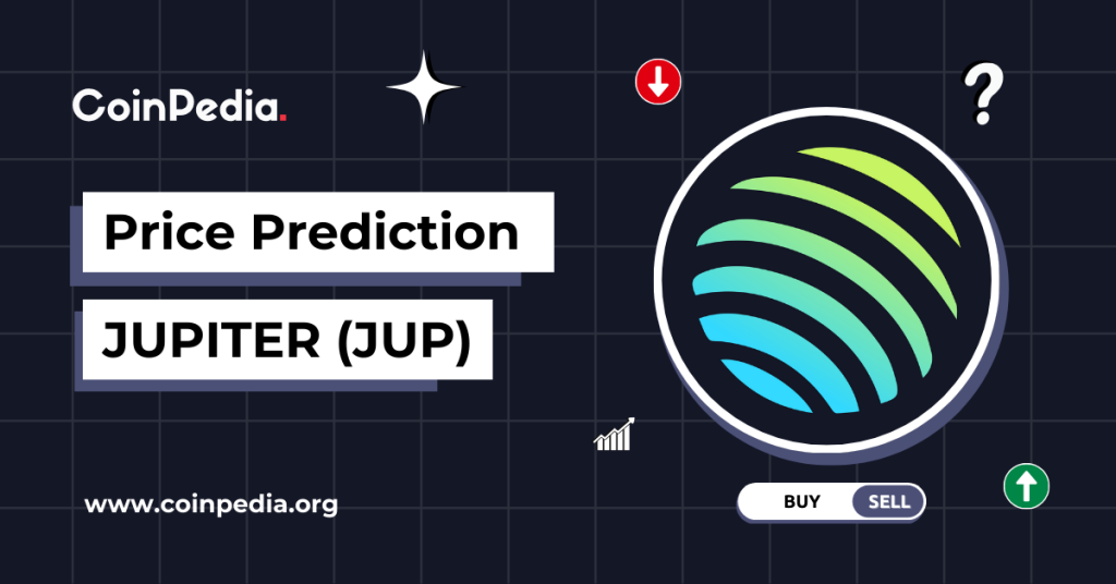The post <a href="https://coinpedia.org/price-prediction/jupiter-jup-price-prediction/">Jupiter Price Prediction 2025, 2026 – 2030: Will JUP Price Hit $2?</a> appeared first on <a href="https://coinpedia.org">Coinpedia Fintech News</a>
Story Highlights
The Jupiter price today is <b> $ 0.39048336</b>.
The JUP price could hit a high of $2.15<strong> </strong>in 2025.
With a potential surge, the Jupiter price may hit $8.55 by 2030.
Jupiter project is a decentralized exchange (DEX) aggregator on the Solana blockchain. With the rising dominance of the Solana ecosystem in the crypto space, the JUP price has gained momentum. Moreover, with the uptrend chances teasing a new all-time high, it ranks as the largest DeFi protocol on Solana as per TVL.
As the crypto market records increased price volatility, are you curious about how high JUP will go in 2025? Stay tuned as we dive in and explore the Jupiter price prediction 2025, 2026 – 2030, and potential future milestones!
Overview
<strong>Cryptocurrency</strong><b>Jupiter</b><strong>Token</strong><b>JUP</b><strong>Price</strong><b> $ 0.39048336</b>   7.16% <strong>Market cap</strong><b> $ 1,235,964,441.1180</b><strong>Circulating Supply</strong><b> 3,165,216,666.64</b><strong>Trading Volume </strong><b> $ 83,762,990.4082</b><strong>All-time high</strong><strong>Jan 31, 2024 (1 year ago) $2.04</strong><strong>All-time low</strong><strong>Apr 07, 2025 (2 months ago)</strong> $<strong>0.3064</strong>
<strong><strong>Table of Contents</strong></strong><a href="#h-overview">Overview</a><a href="#h-jup-price-chart">JUP Price Chart</a><a href="#h-technical-analysis">Technical Analysis</a><a href="#h-jup-short-term-price-prediction">JUP Short-Term Price Prediction</a><a href="#h-jupiter-price-prediction-2025">Jupiter Price Prediction 2025</a><a href="#h-jup-crypto-mid-term-price-prediction">JUP Crypto Mid-Term Price Prediction</a><a href="#h-jupiter-price-prediction-2026">Jupiter Price Prediction 2026</a><a href="#h-jupiter-long-term-price-prediction">Jupiter Long-Term Price Prediction</a><a href="#h-market-analy-sis">Market Analy sis</a><a href="#h-coinpedia-s-jup-price-prediction-2025">CoinPedia’s JUP Price Prediction 2025</a><a href="#h-faqs">FAQs</a>
<strong>JUP Price Chart</strong>
<strong>Technical Analysis</strong>
Jupiter price is trading at $0.4040, attempting a rebound but still below the 20-day SMA at $0.3793. Technicals indicate:
Key Support: $0.2949 (lower Bollinger Band), $0.3960 (recent low)
Resistance: $0.4636 (upper Bollinger Band), $0.4040 (current high)
Indicators: RSI at 51.45 signals improving momentum, crossing into neutral territory.
<strong>JUP Short-Term Price Prediction</strong>
<strong><strong>Jupiter Price Prediction 2025</strong></strong>
The Jupiter has displayed increased price action since the year started, highlighting a significant rise in the buying and selling pressure. Notably, the rising dominance of the Solana ecosystem and newer partnerships of Jupiter could push the JUP price toward a new high this altcoin season.
By the end of 2025, the JUP token can become one of the major DeFi tokens on the Solana blockchain. If the DEX token sustains momentum, this could result in the Jupiter price achieving an annual high of <strong>$2.15</strong>. Conversely, a bearish setback could pull the price toward an annual low of <strong>$0.35</strong>.
Considering the present market sentiment, this Solana-based altcoin could conclude the year 2025 with an average trading price of <strong>$0.75</strong>.
YearPotential LowPotential AveragePotential High2025$0.35$0.75$2.15
Check out our <a href="https://coinpedia.org/price-prediction/bitcoin-price-prediction/">Bitcoin Price Prediction</a> 2025, 2026 – 2030 to understand the possible long-term market view.
<strong><strong>JUP Crypto Mid-Term Price Prediction</strong></strong>
YearPotential Low ($)Potential Average ($)Potential High ($)20261.602.503.3420272.403.544.68
<strong>Jupiter Price Prediction 2026</strong>
With growing DeFi traction, Jupiter could see stable growth, trading between $1.60 and $3.34 with an expected average of $2.50 as adoption rises.
<strong>Jupiter Crypto Forecast 2027</strong>
Increasing cross-chain liquidity and protocol upgrades may lift market demand, keeping JUP between $2.40 and $4.68 while averaging near $3.54.
<strong>Jupiter Long-Term Price Prediction</strong>
YearPotential Low ($)Potential Average ($)Potential High ($)20283.105.256.8020293.756.107.4520304.107.008.55
<strong>Jupiter Token Price Outlook 2028</strong>
Wider integration within decentralized ecosystems may sustain bullish momentum, positioning JUP from $3.10 to $6.80 with a median target around<strong> </strong>$5.25.
<strong>Jupiter Coin Future Prediction 2029</strong>
As institutional participation deepens, JUP could consolidate its strength, ranging from $3.75 to $7.45 with a consistent yearly average of $6.10.
<strong>Jupiter Price Forecast 2030</strong>
If Jupiter achieves mass DeFi adoption, demand growth could push values between $4.10 and $8.55, stabilizing around an average price of $7.
<strong><strong>Market Analy</strong>sis</strong>
Firm Name202520262030Changelly$1.18$1.65$7.81coincodex$3.27$1.201$3.42Binance$0.766$0.805$0.978
*The targets mentioned above are the average targets set by the respective firms.
<strong><strong>CoinPedia’s JUP Price Prediction 2025</strong></strong>
According to CoinPedia’s Jupiter price prediction, the JUP coin price may conclude the year with a potential high of <strong>$2.15</strong> if the bullish sentiment sustains. Conversely, a bearish setback could result in the price plunging to an annual low of <strong>$0.35</strong>.
With this, the price could conclude the year with a potential average of <strong>$0.75</strong>.
YearPotential LowPotential AveragePotential High2025$0.35$0.75$2.15
Are you wondering about the massive jump possible in Solana as Jupiter grows? Check out <a href="https://coinpedia.org/price-prediction/solana-sol-price-prediction/">Solana Price Prediction</a> for an analytical view.
<strong>FAQs</strong>
<strong><strong>Is Jupiter (JUP) a good investment?</strong></strong> Yes, if you are planning for the long-term DEX token, Jupiter looks promising.  <strong><strong>How high can Jupiter JUP go in 2025?</strong></strong> According to our JUP price prediction, the altcoin could propel as high as <strong>$2.15 </strong>by the end of 2025.  <strong><strong>How to buy Jupiter (JUP)?</strong></strong> Jupiter (JUP) is available across popular platforms such as Binance, Coinbase, Huobi, and more.  <strong><strong>How high may the Jupiter (JUP) price hit by the end of 2030?</strong></strong> Jupiter token holds tremendous potential to reach new peaks. As per the fundamental analysis, the JUP price could possibly hit the <strong>$8.55</strong> mark by 2030. Jupiter Price Prediction 2025, 2026 – 2030: Will JUP Price Hit $2?