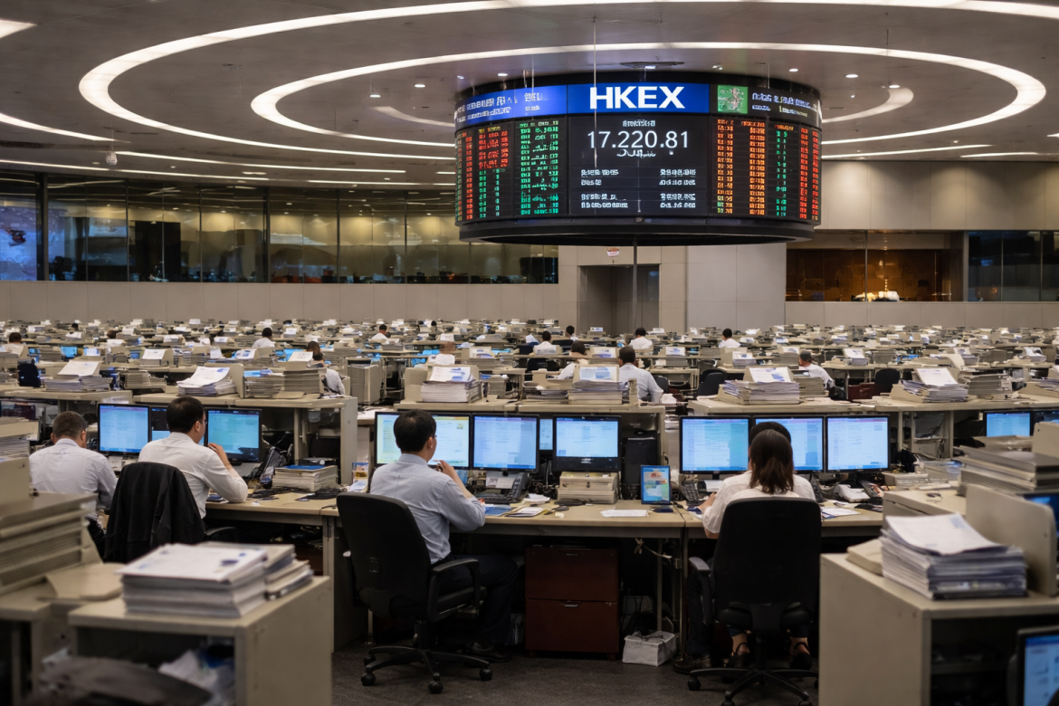 Hang Seng Index steady ahead of Alibaba, Tencent, Meituan earnings